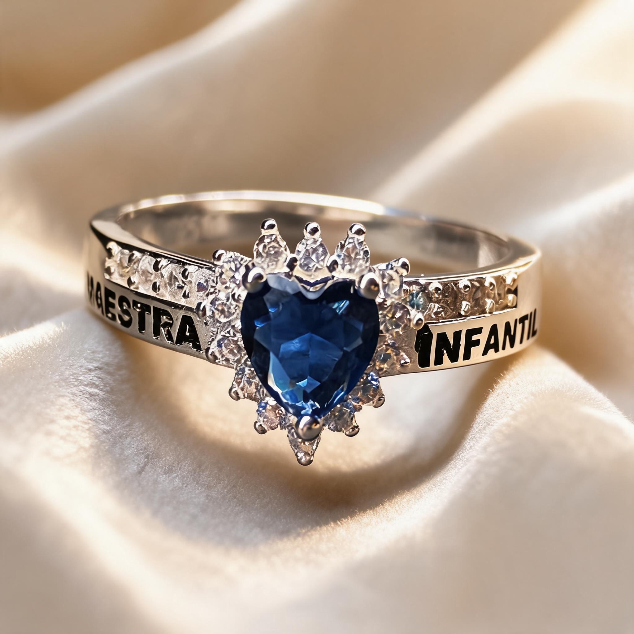 Anillo Maestra Infantil Heart Halo 04