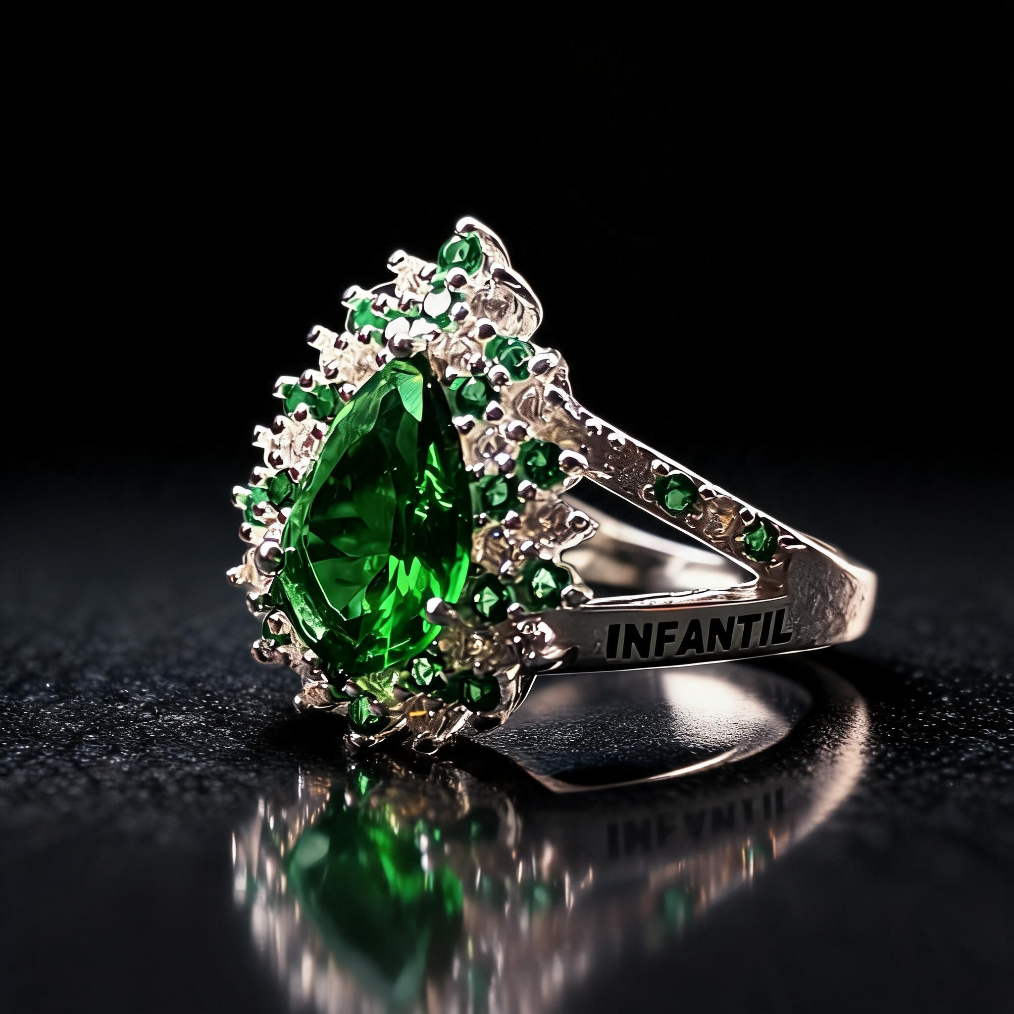 Anillo Maestra Infantil Round Solitario 06
