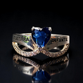 Anillo Maestra Infantil Oval Solitario 05