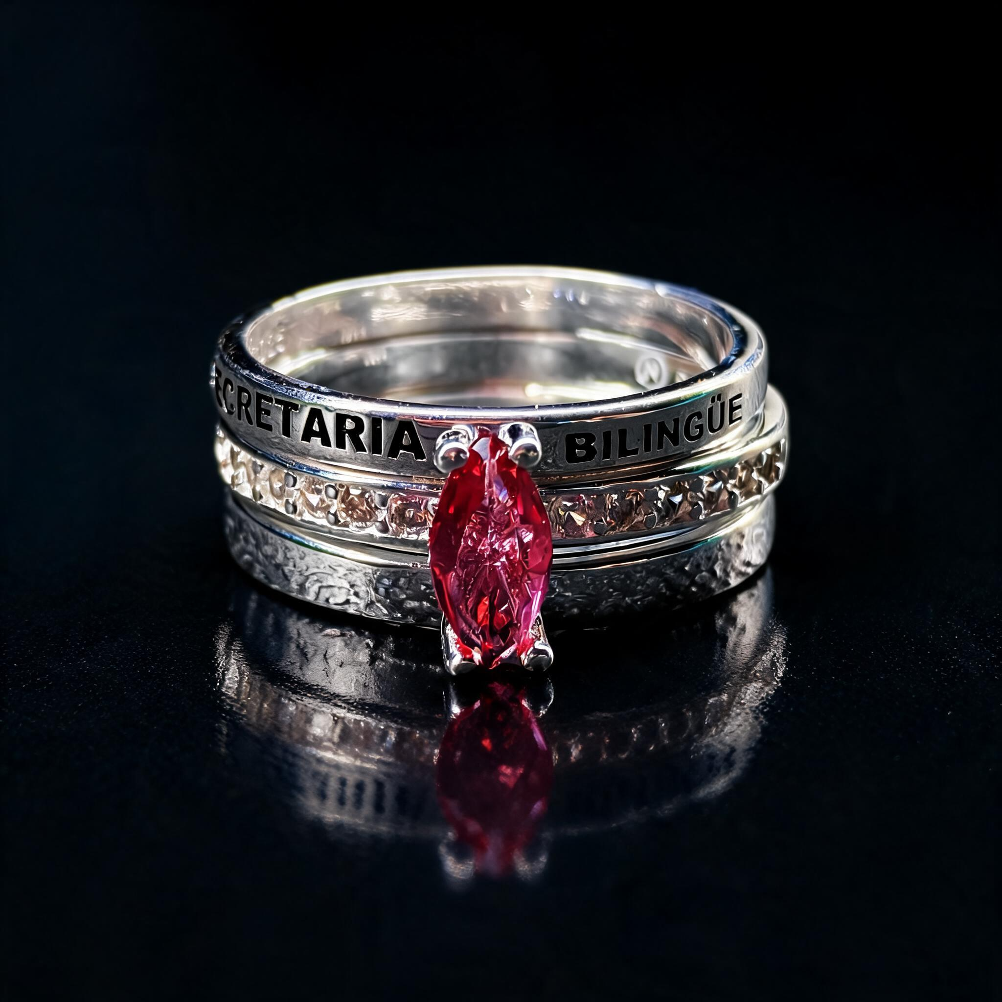Anillo Secretaría Bilingüe SB02