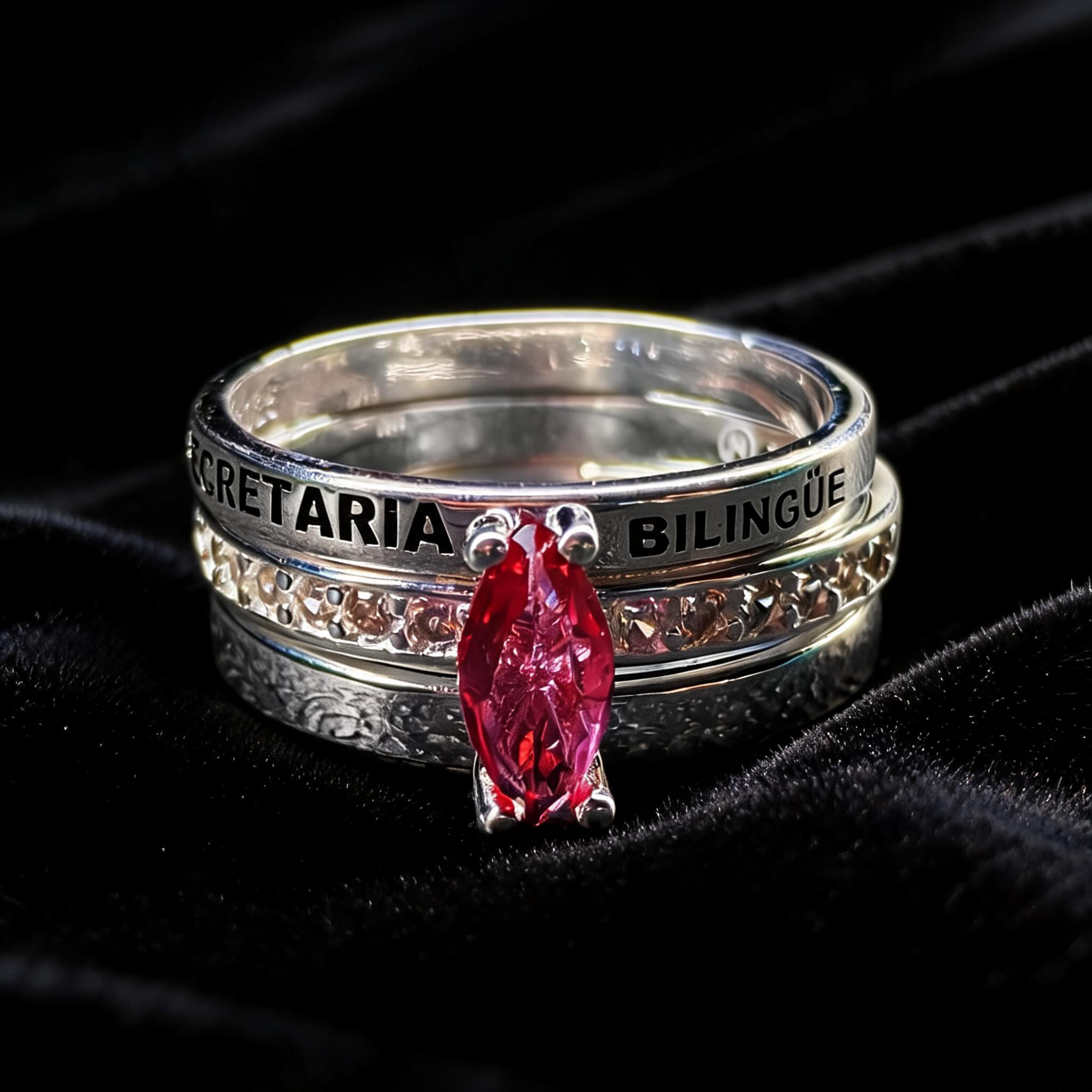 Anillo Secretaría Bilingüe SB02