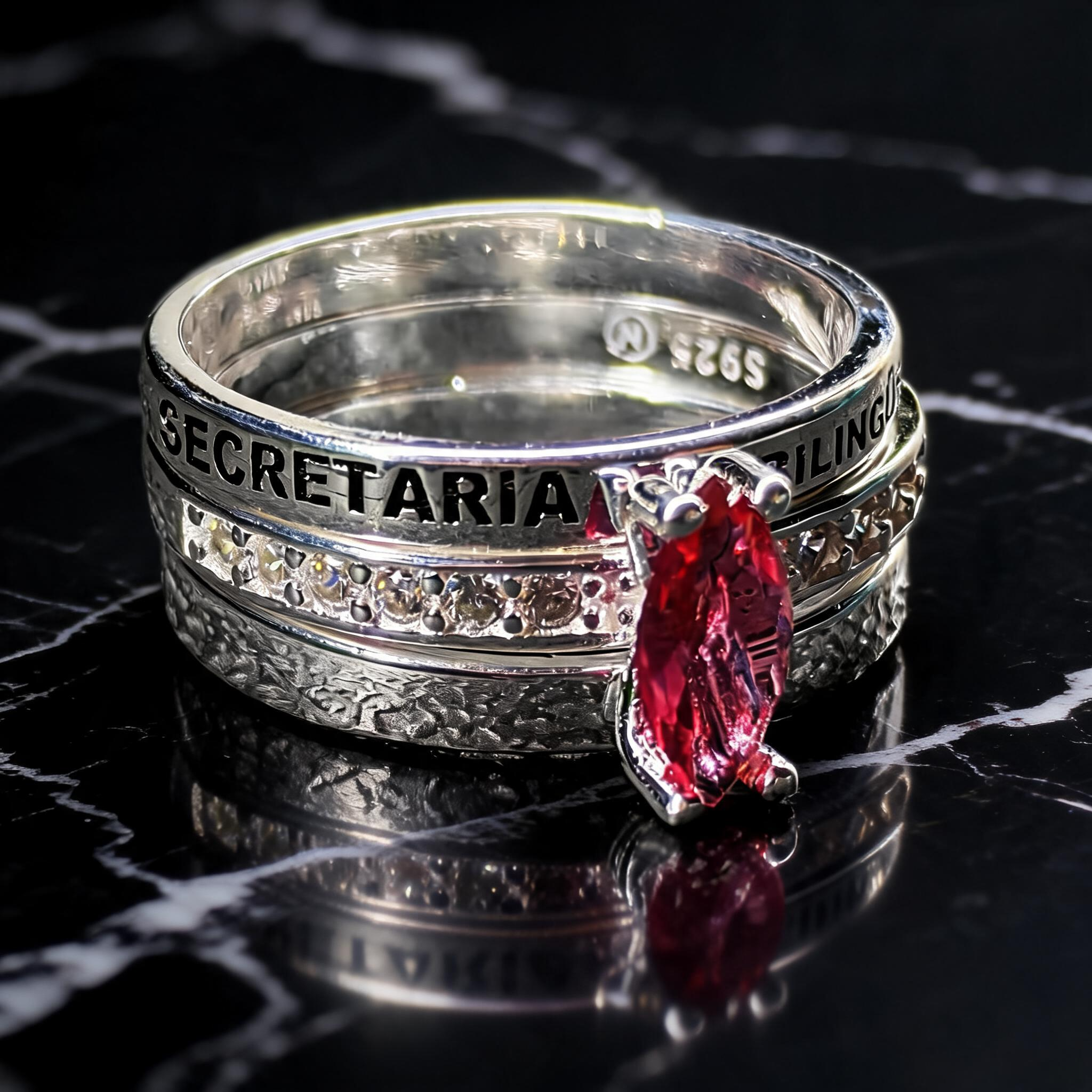 Anillo Secretaría Bilingüe SB02