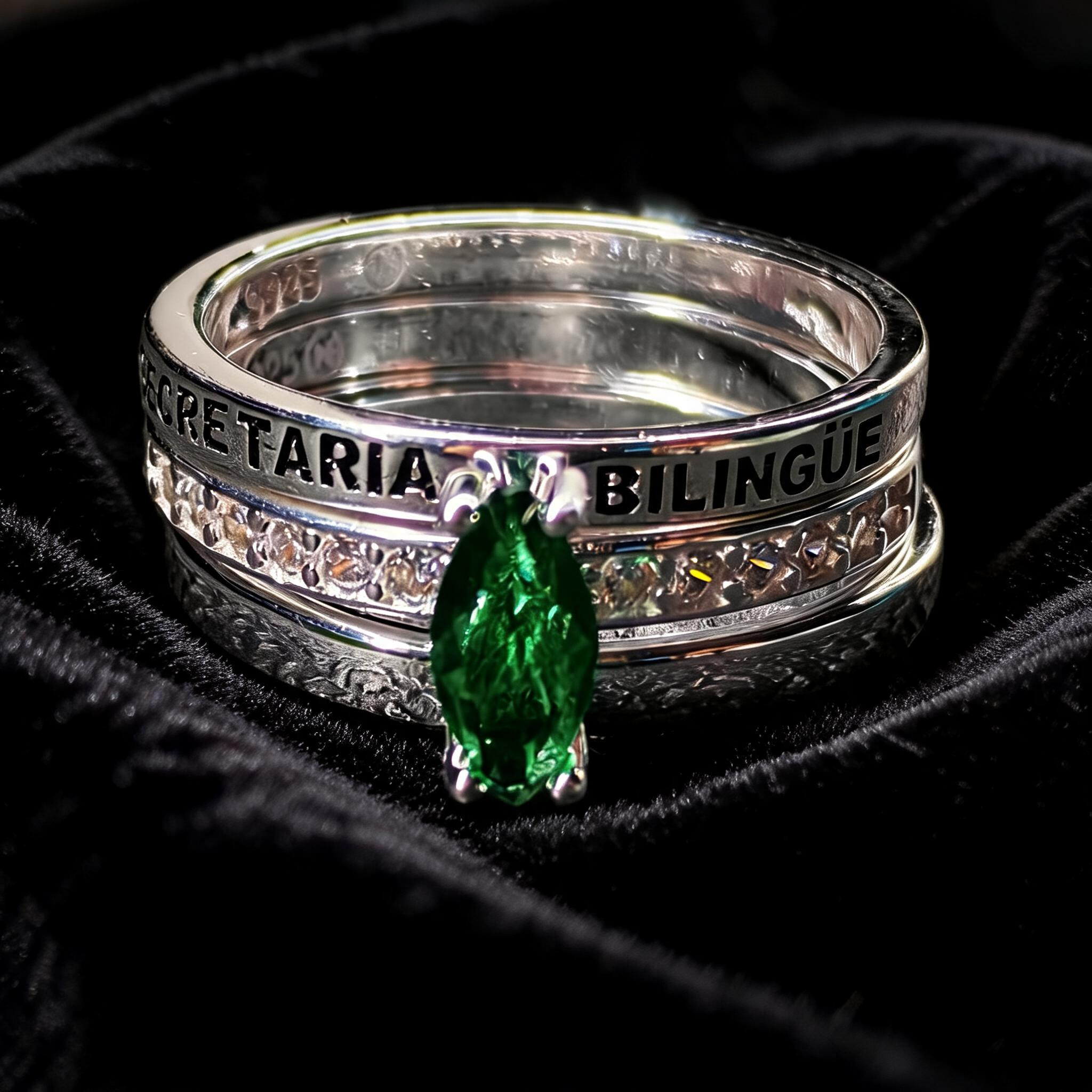 Anillo Secretaría Bilingüe SB02