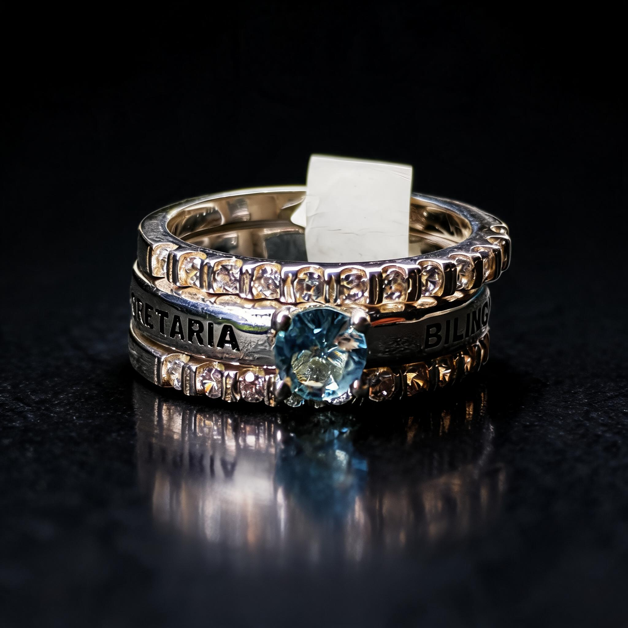 Anillo Secretaría Bilingüe SB03