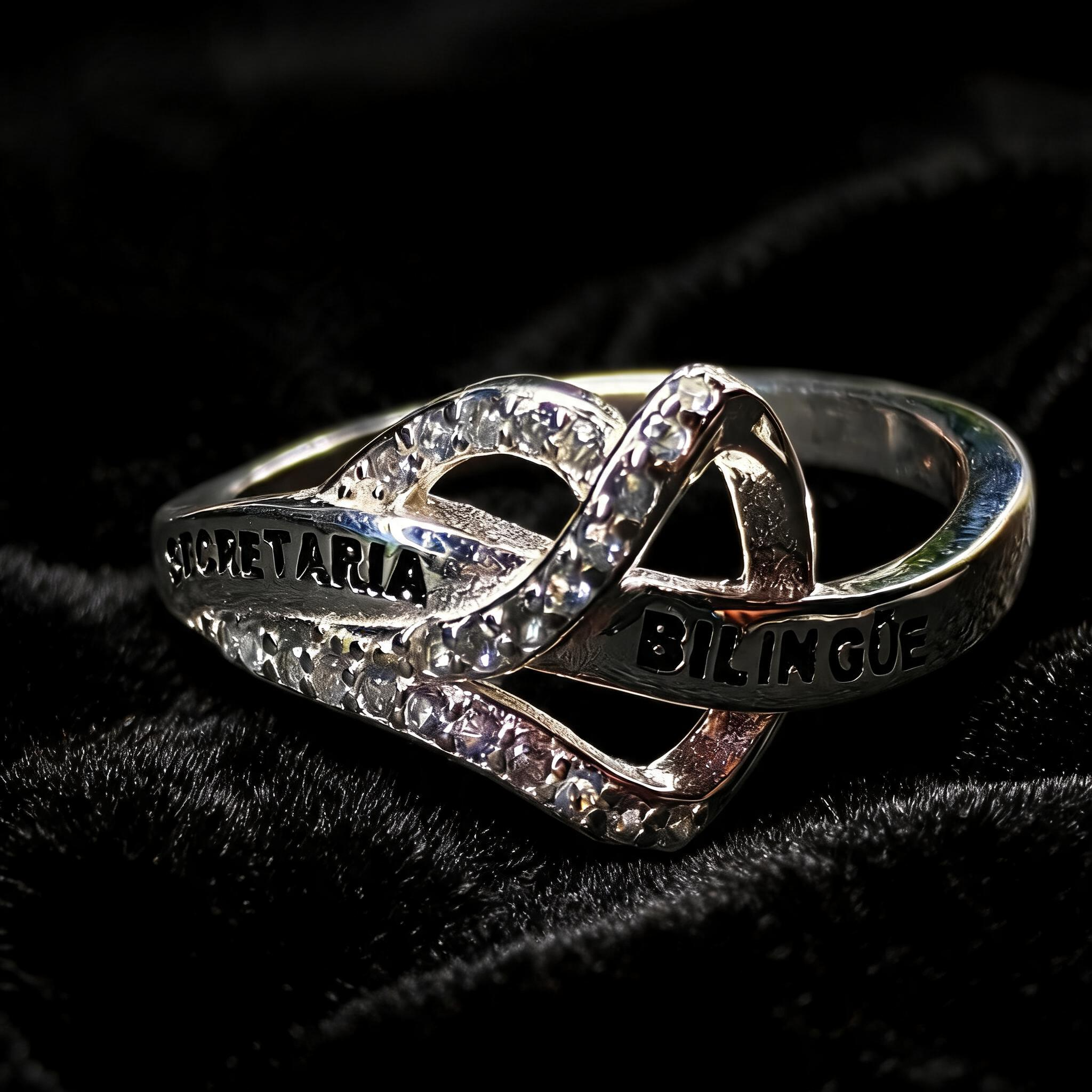 Anillo Secretaría Bilingüe SB04
