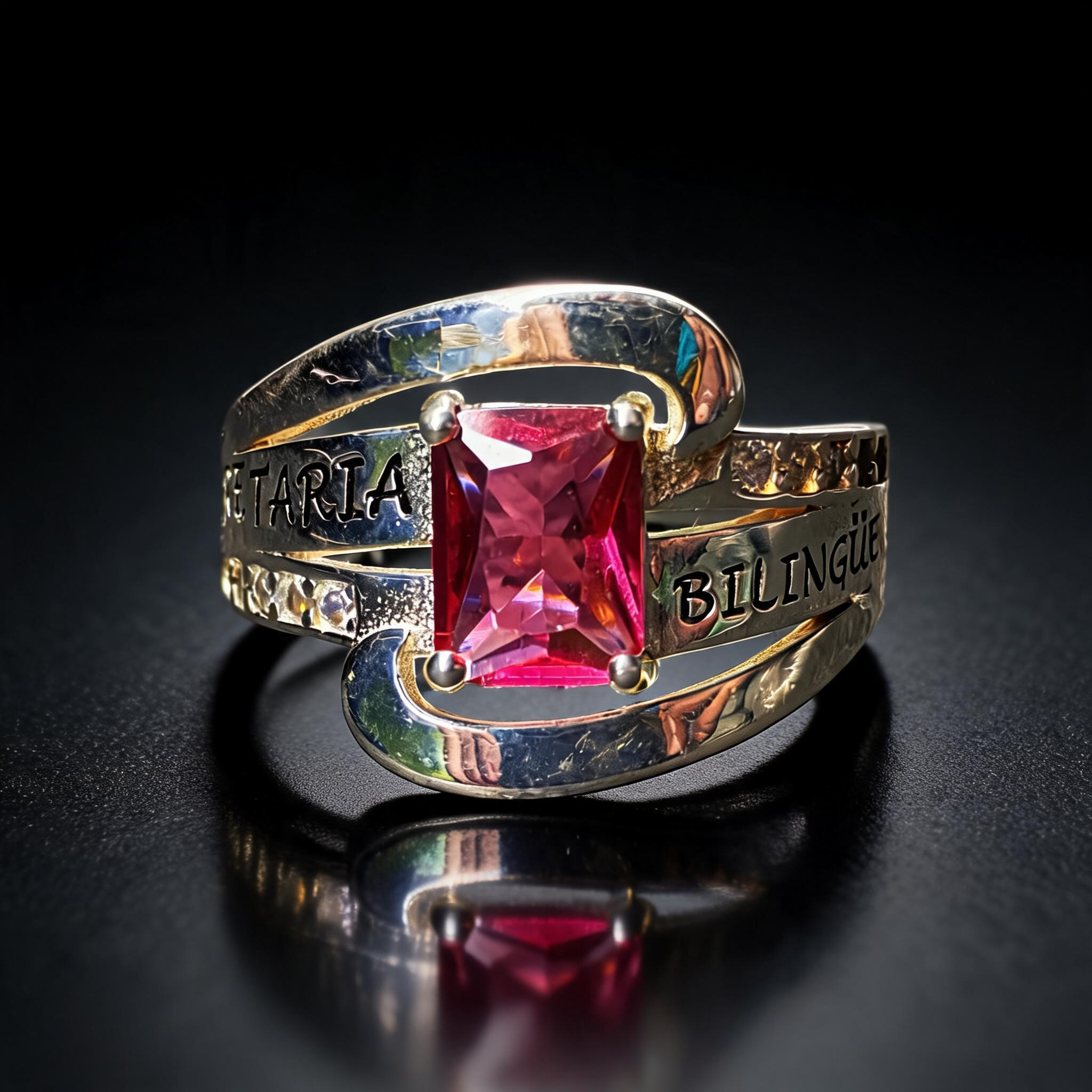 Anillo Secretaría Bilingüe SB06