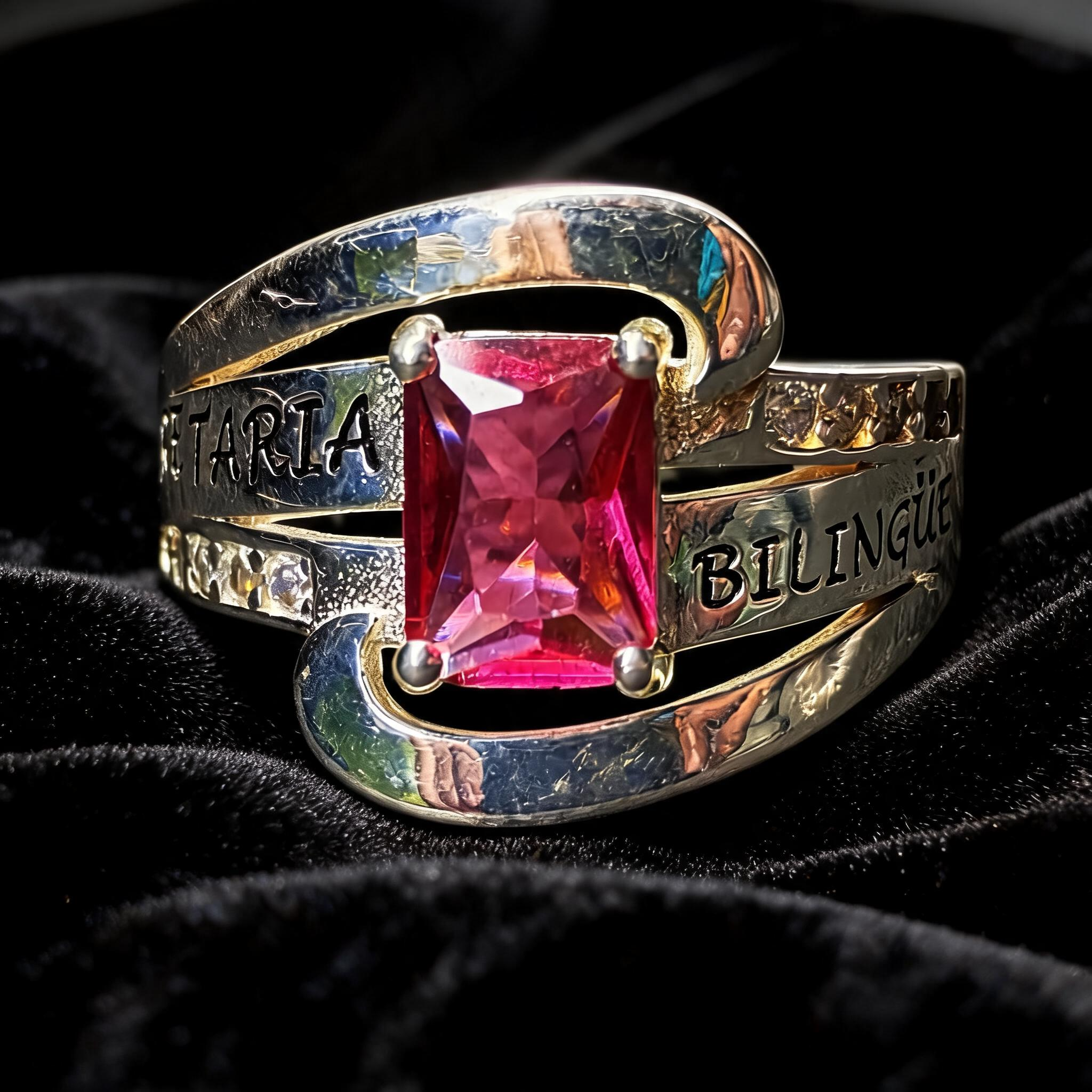 Anillo Secretaría Bilingüe SB06