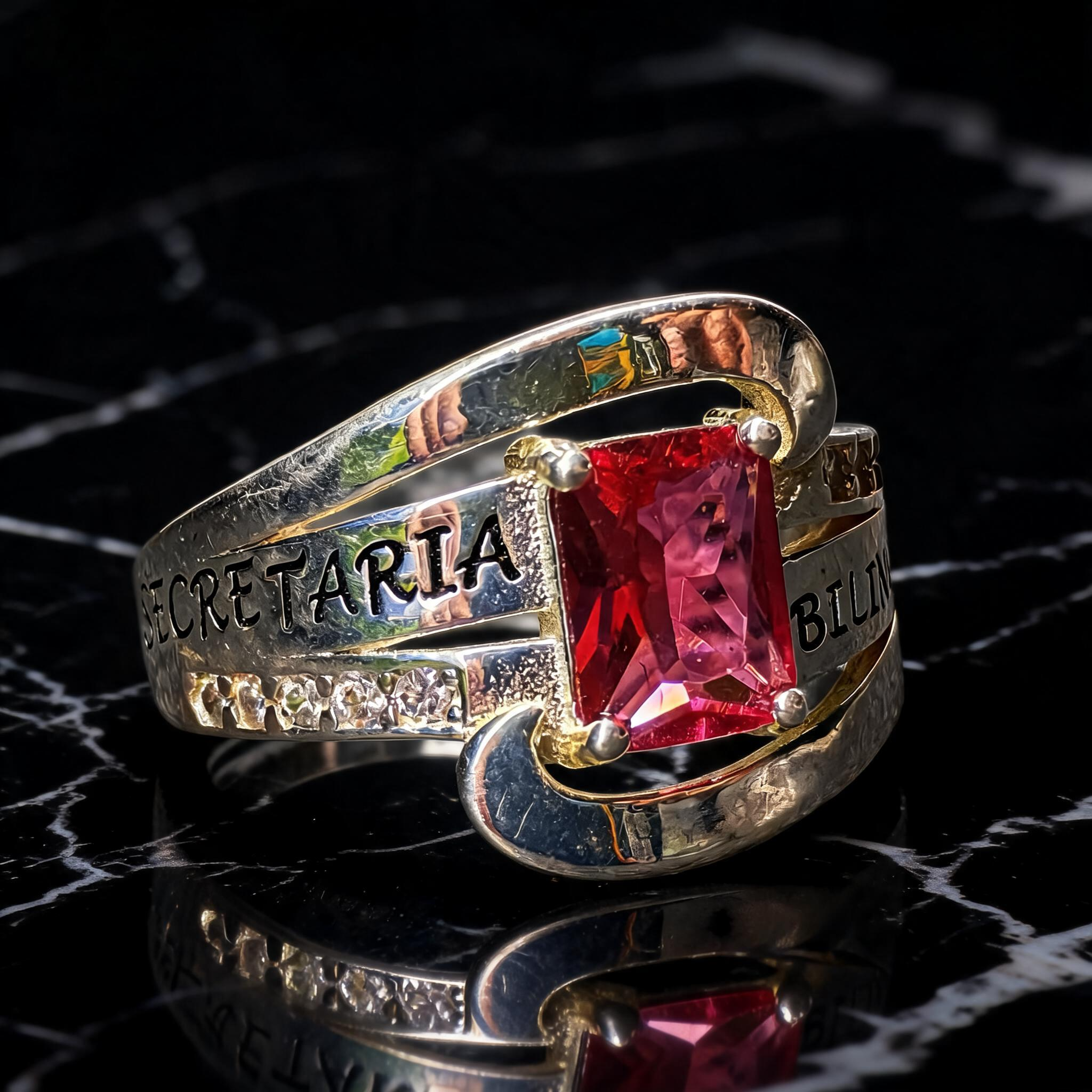 Anillo Secretaría Bilingüe SB06