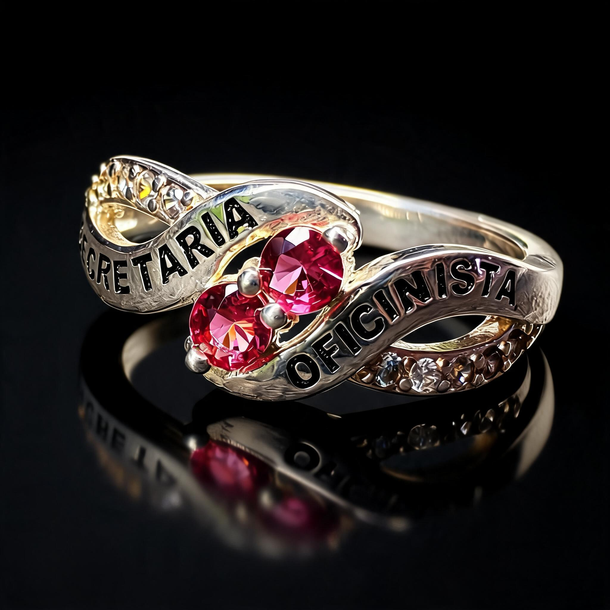 Anillo Secretaria Oficinista Modelo 01