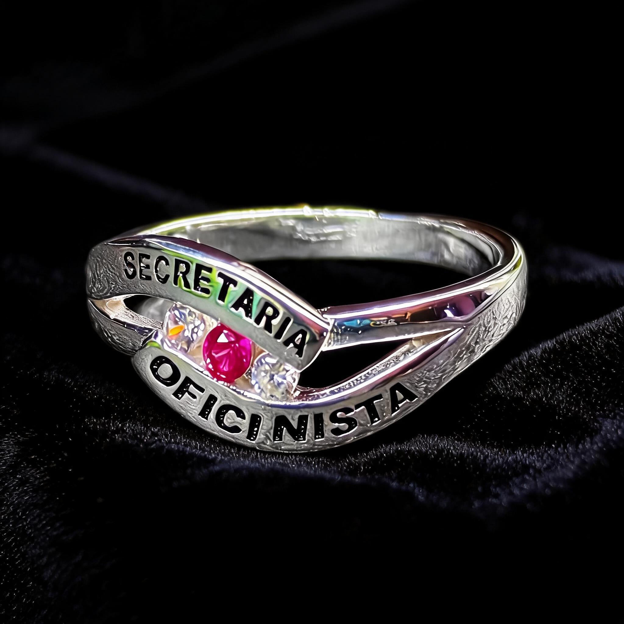 Anillo Secretaria Oficinista Modelo 03