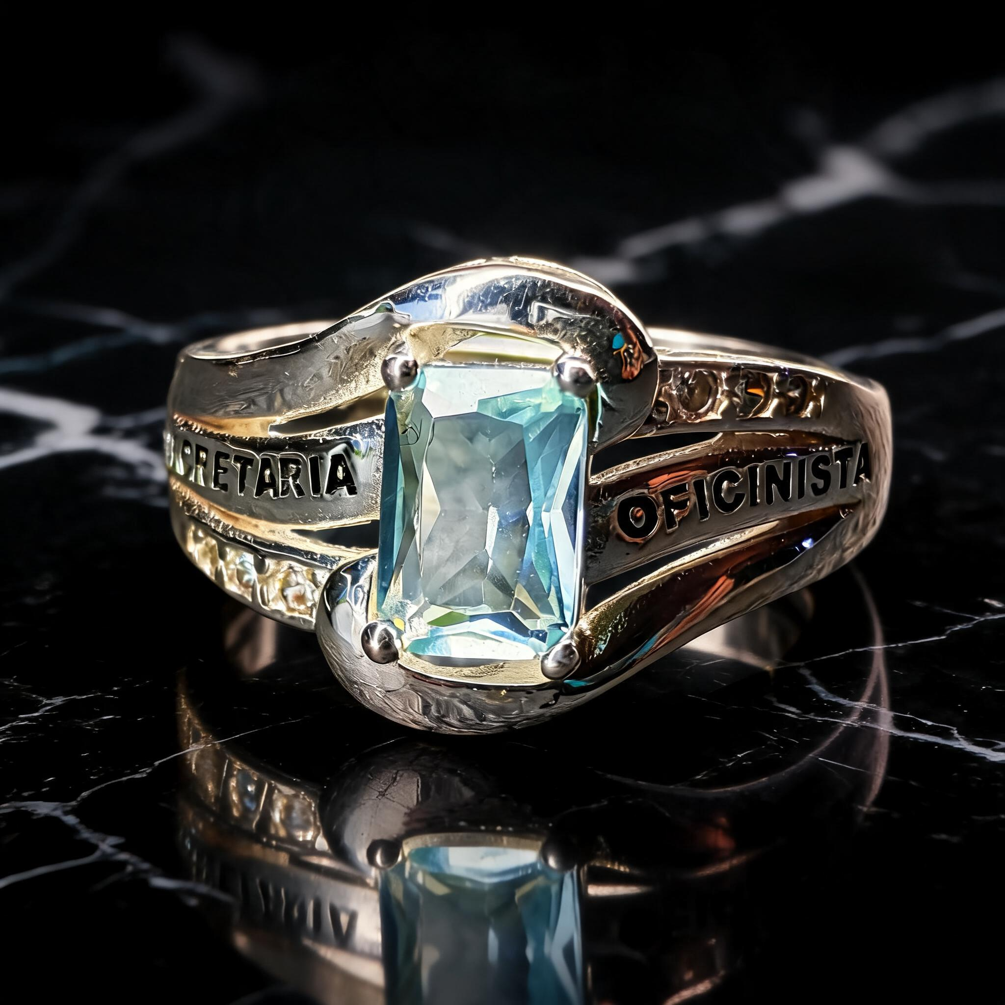 Anillo Secretaria Oficinista Modelo 08