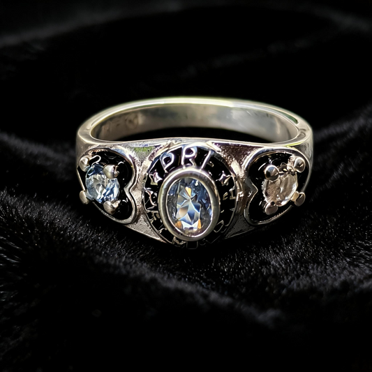 Anillo de Graduación Trilogía  Plata 925 - PP20