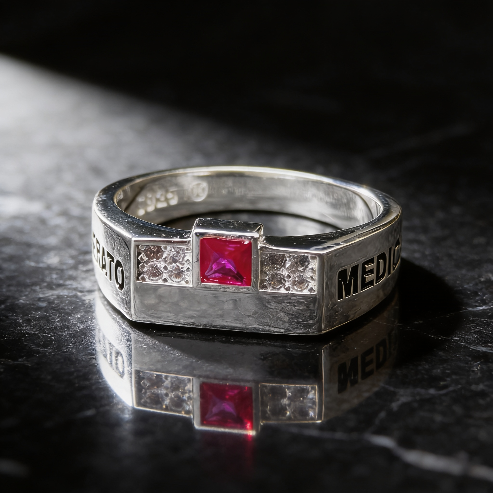 Anillo de Graduación Medicina Modelo 11