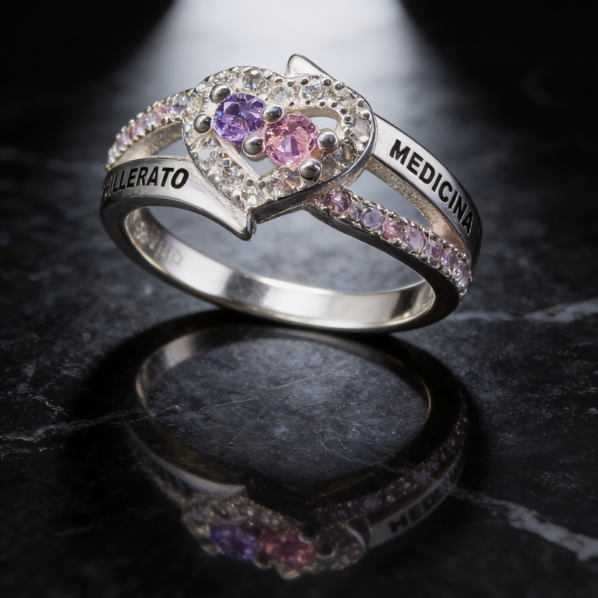 Anillo de Graduación Medicina Modelo 12