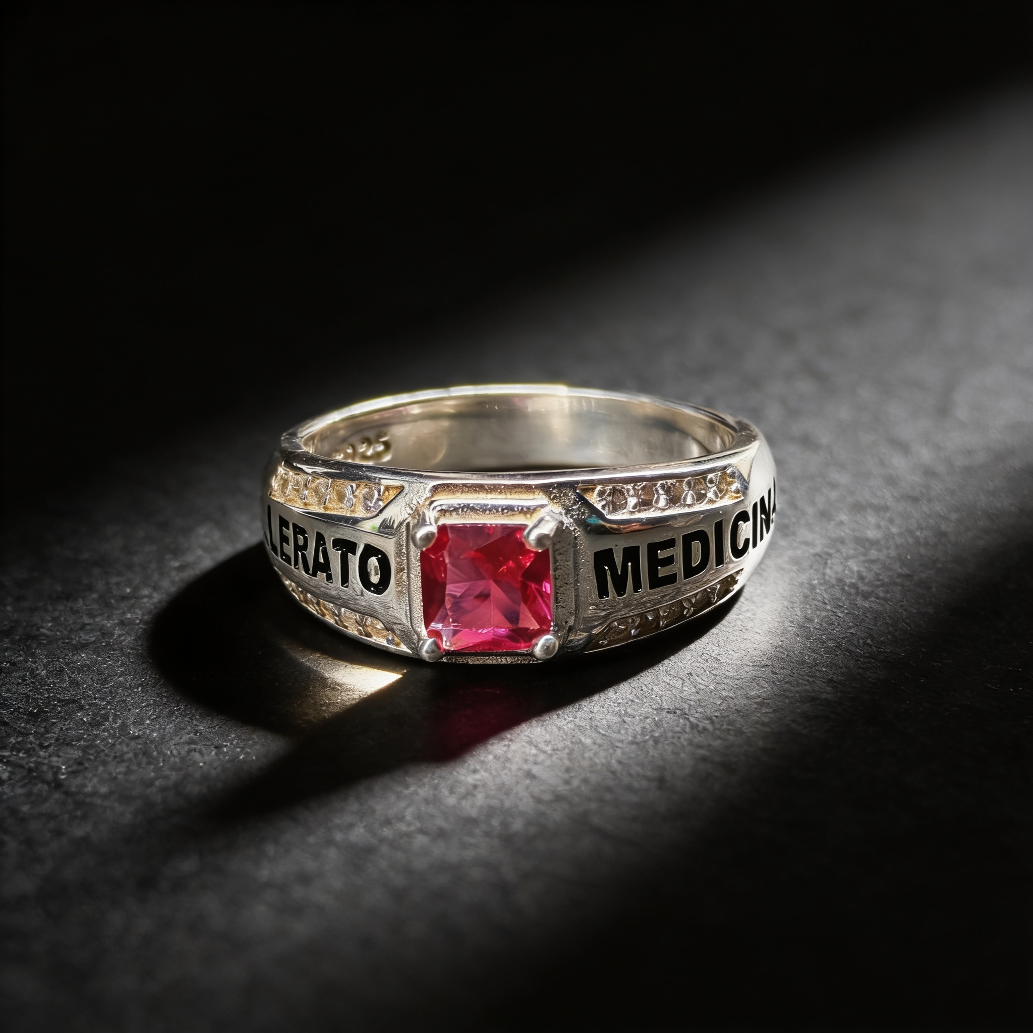 Anillo de Graduación Medicina Modelo 14