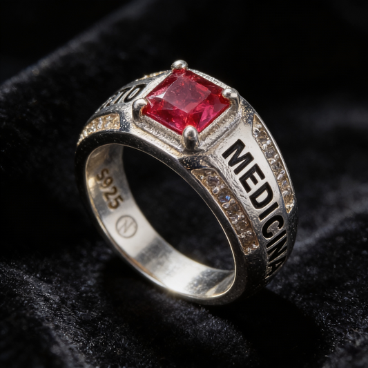 Anillo de Graduación Medicina Modelo 14
