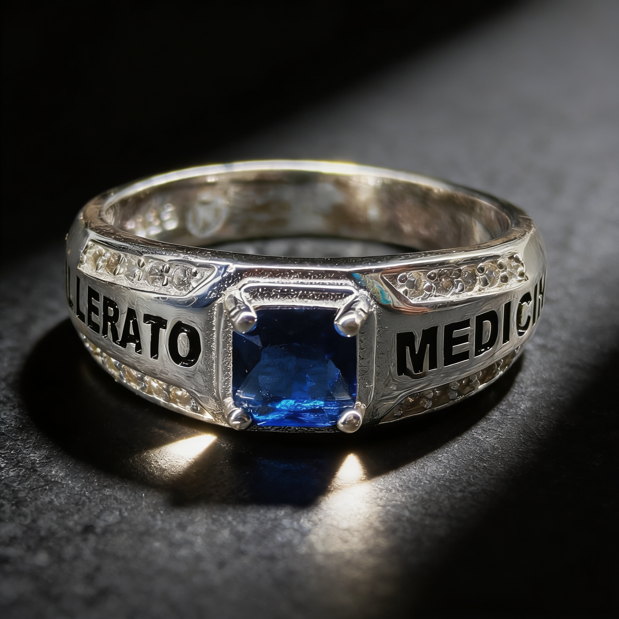 Anillo de Graduación Medicina Modelo 14
