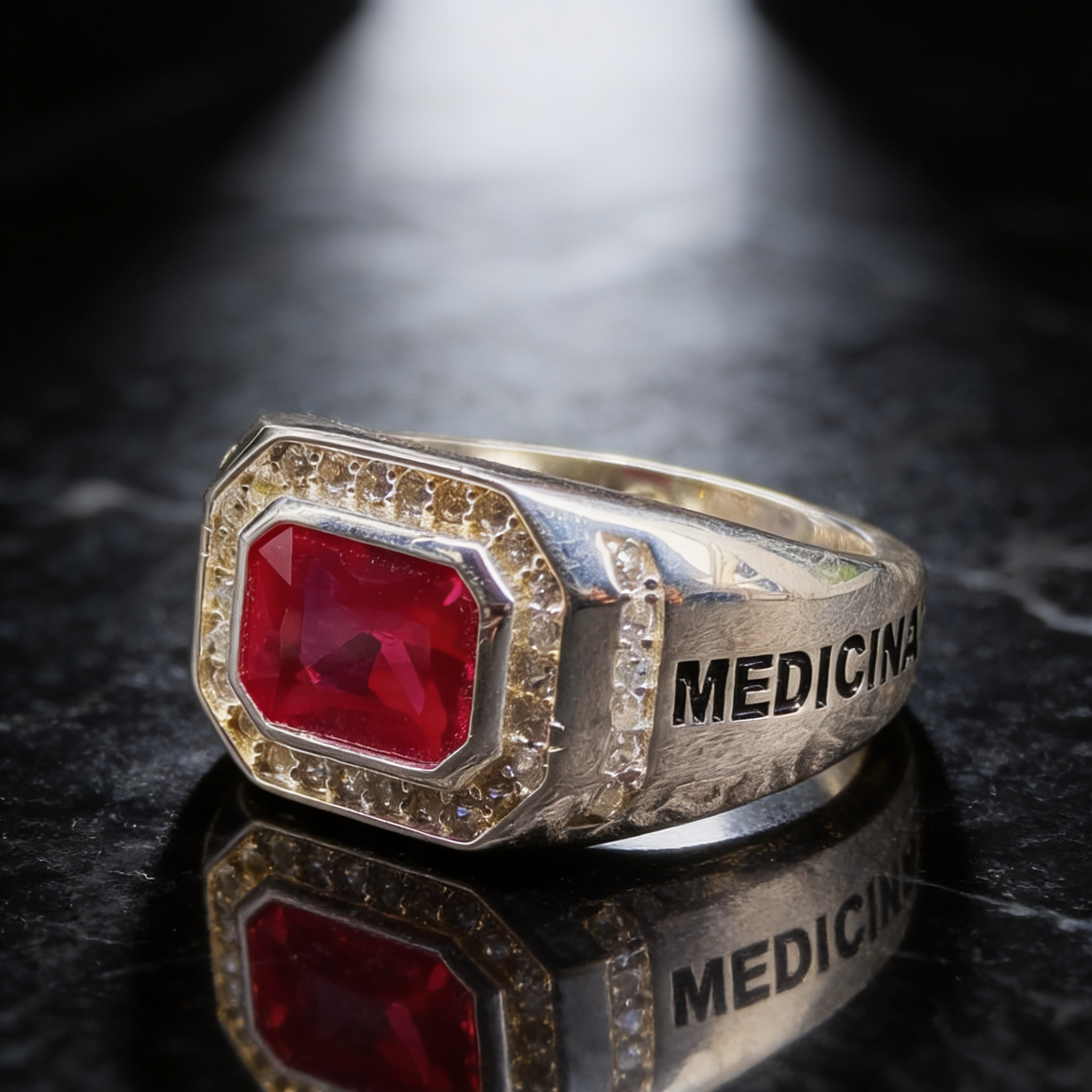 Anillo de Graduación Medicina Modelo 15