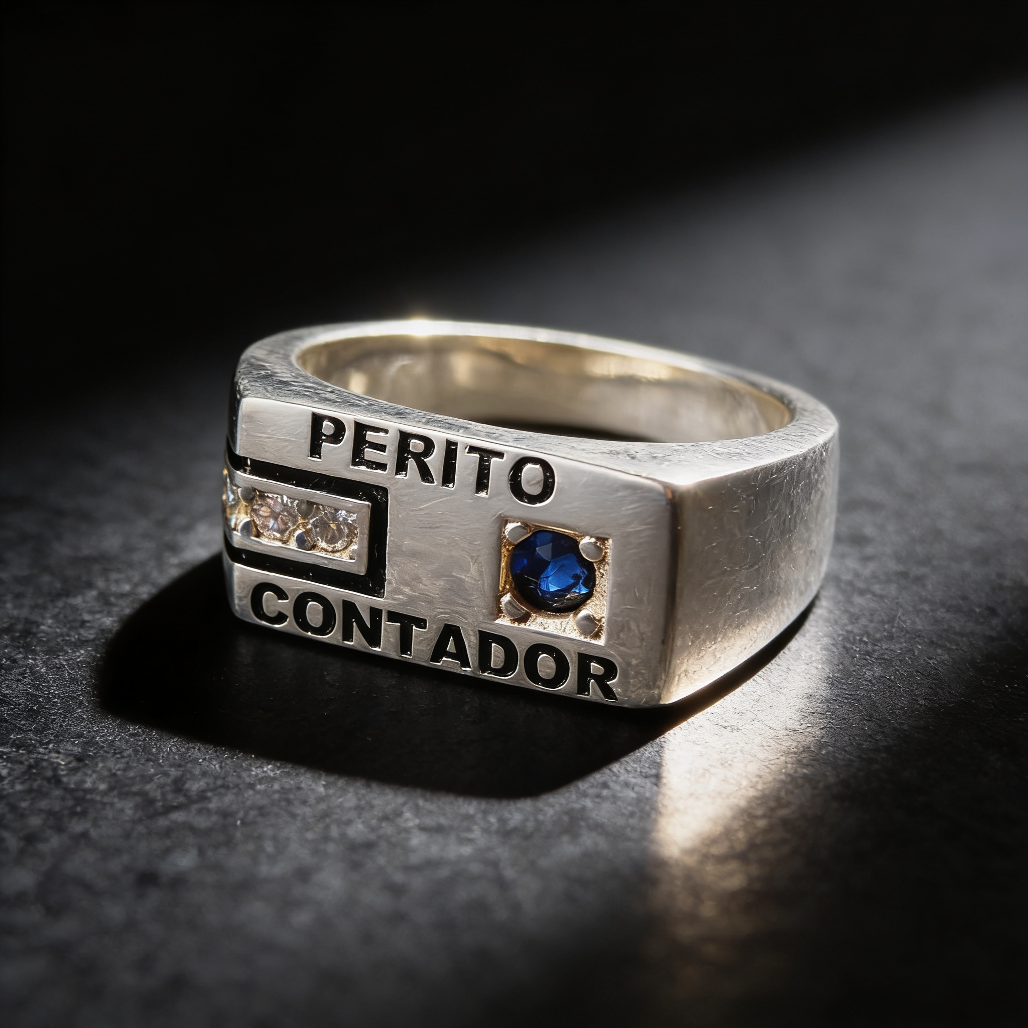 Anillo Perito Contador Modelo 003
