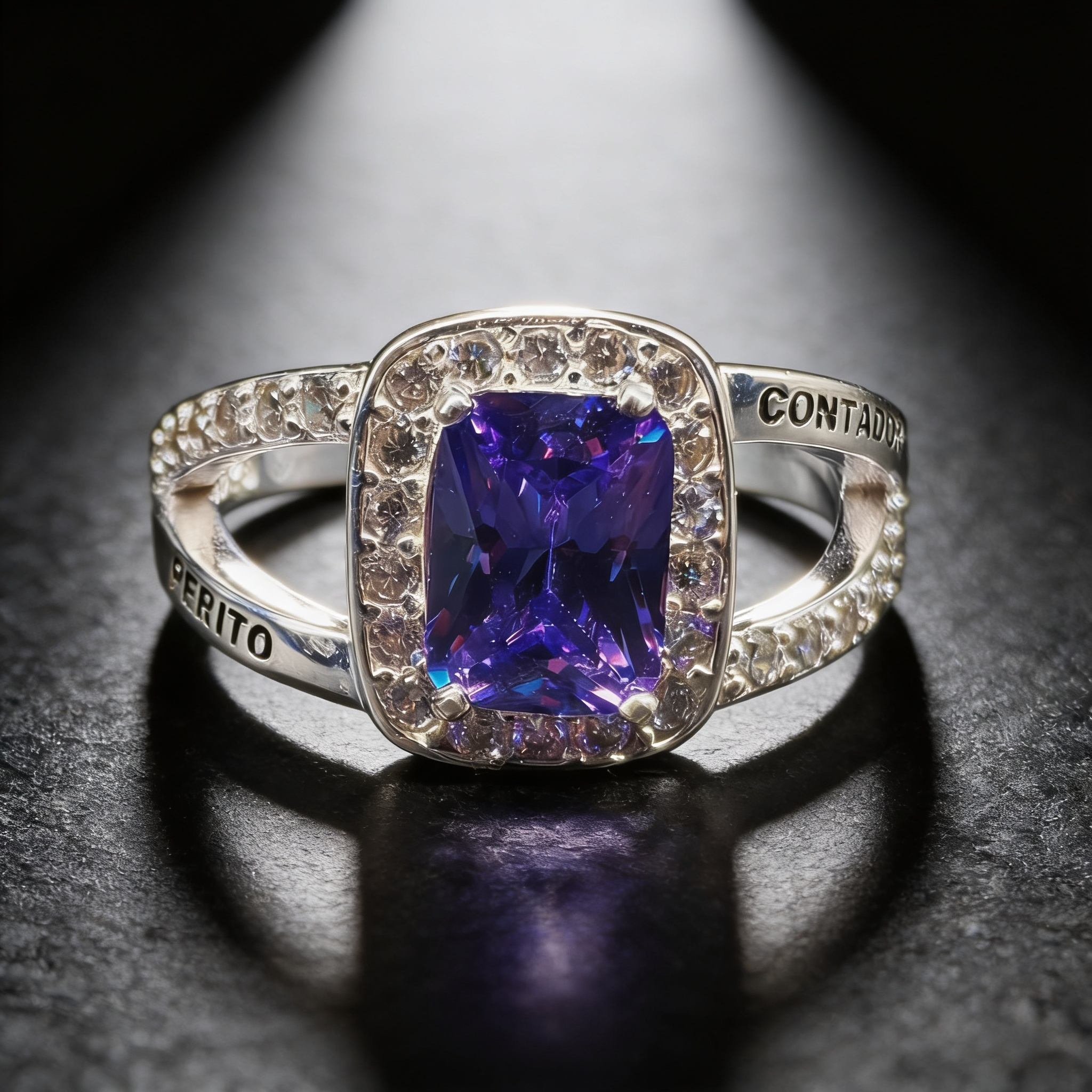 Anillo Perito Contador Modelo 008