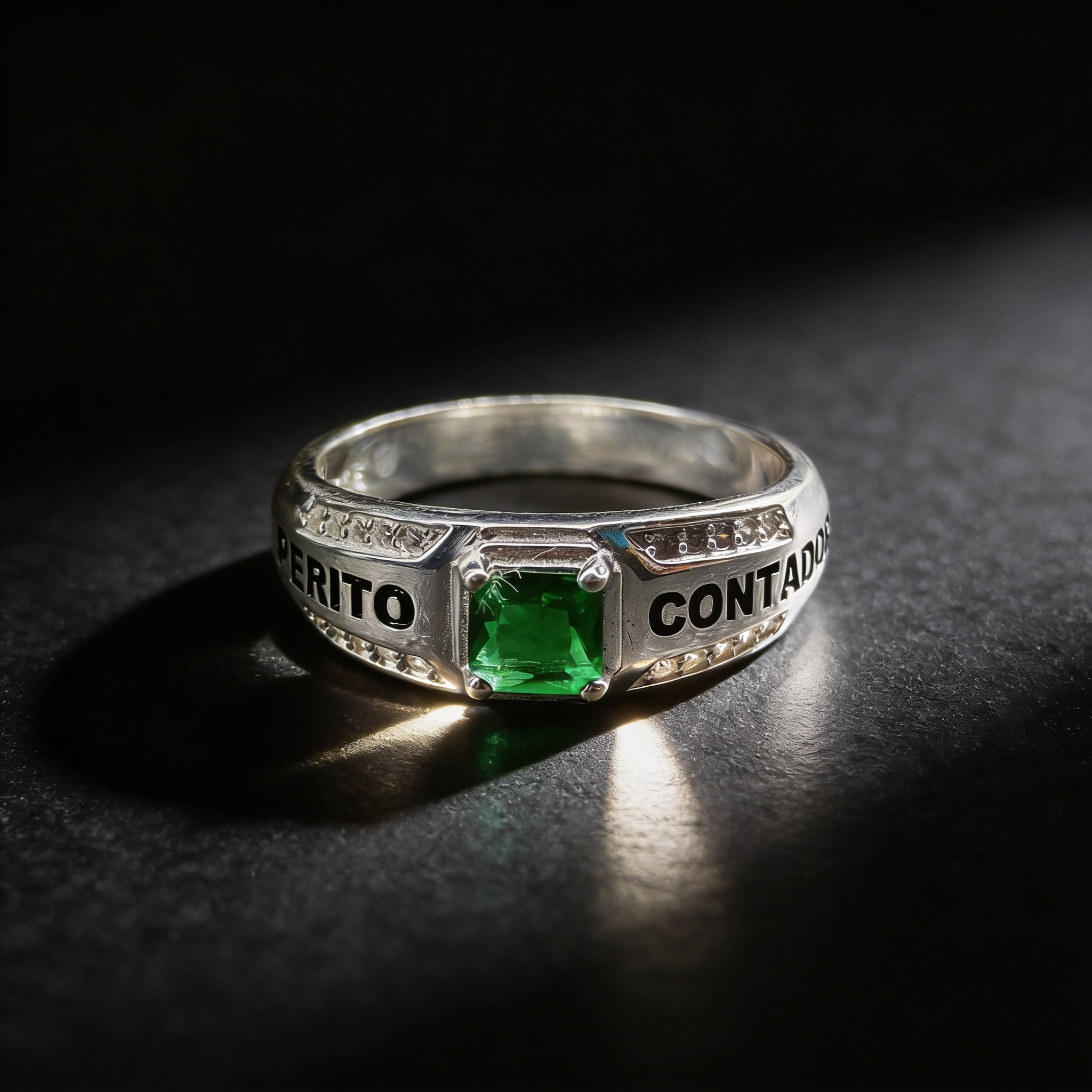 Anillo Perito Contador Modelo 009