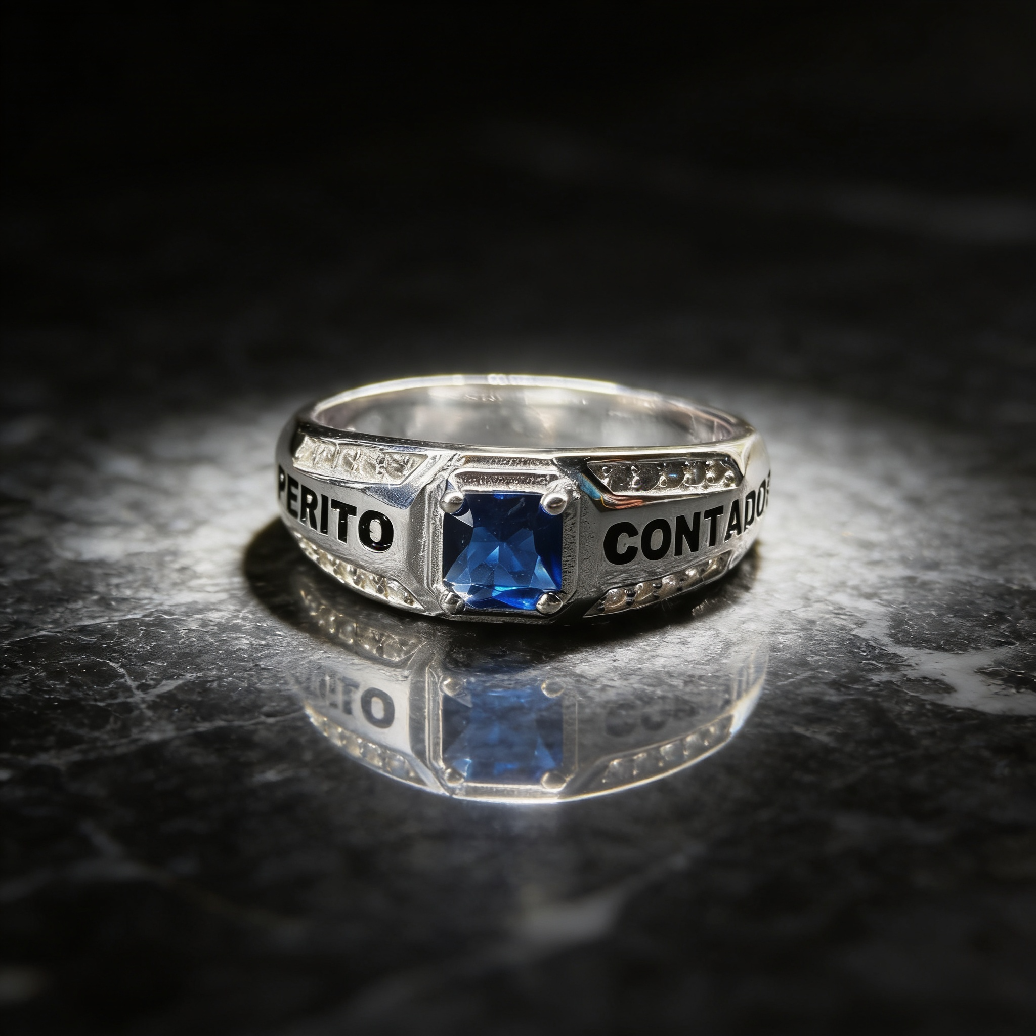 Anillo Perito Contador Modelo 009
