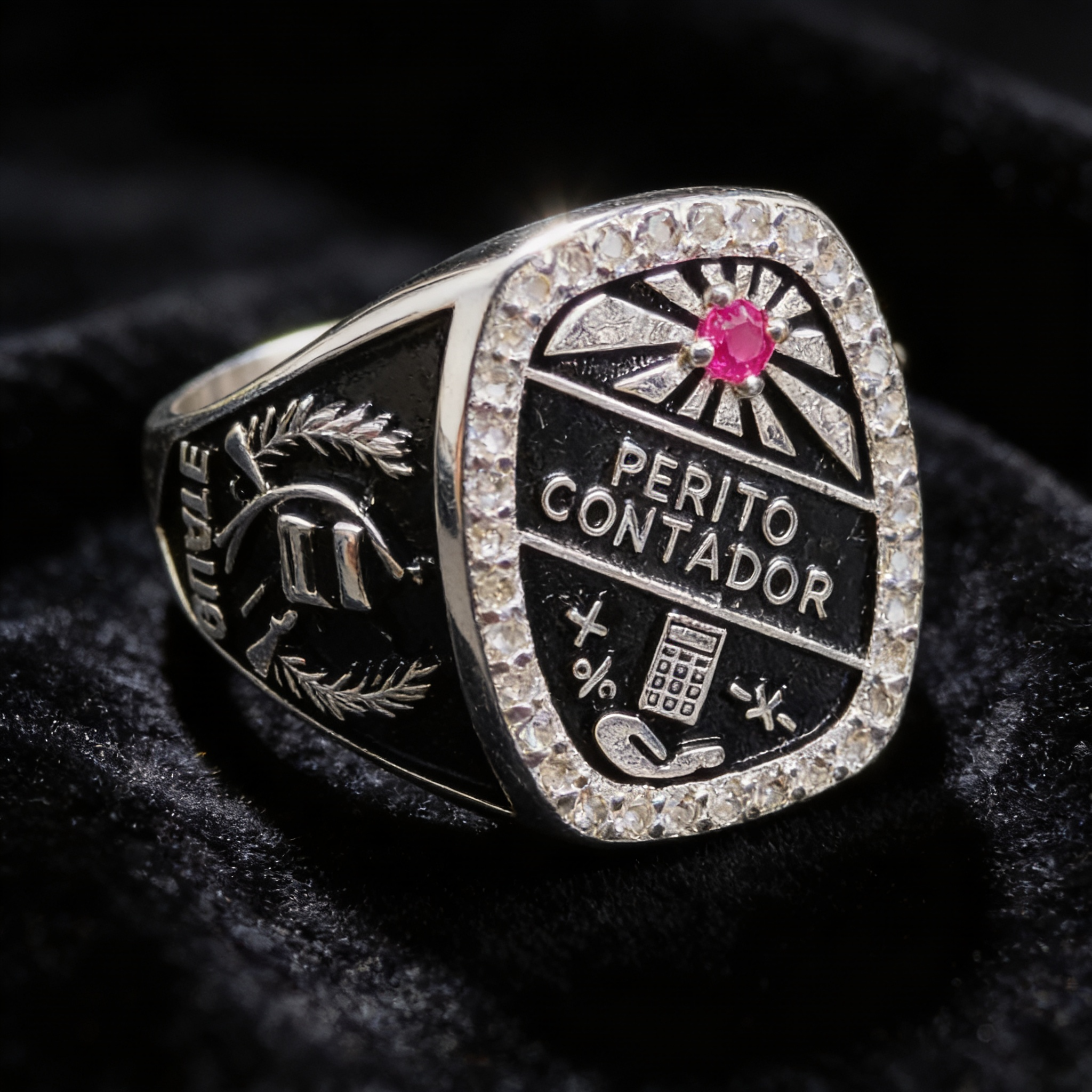 Anillo Perito Contador Modelo 010