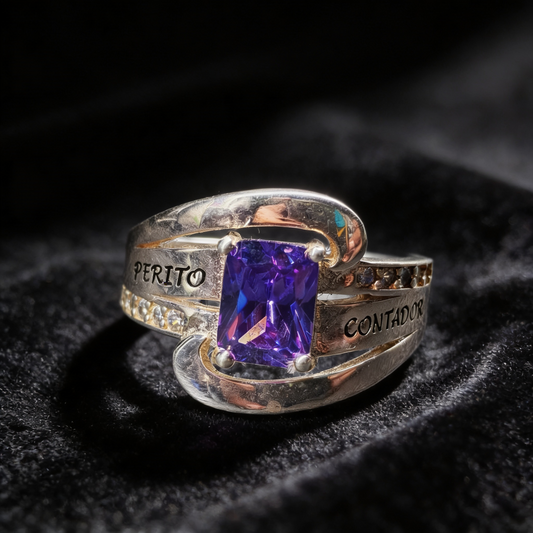 Anillo Perito Contador Modelo 014