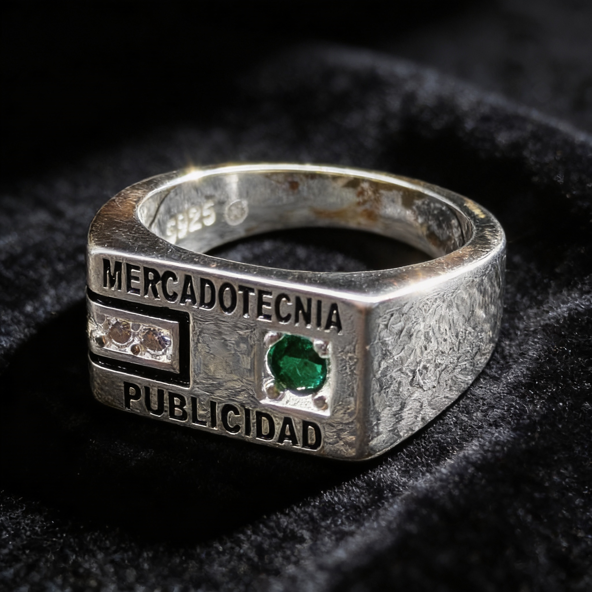 Anillo de Graduación Mercadotecnia y Publicidad Modelo MP-AN-003