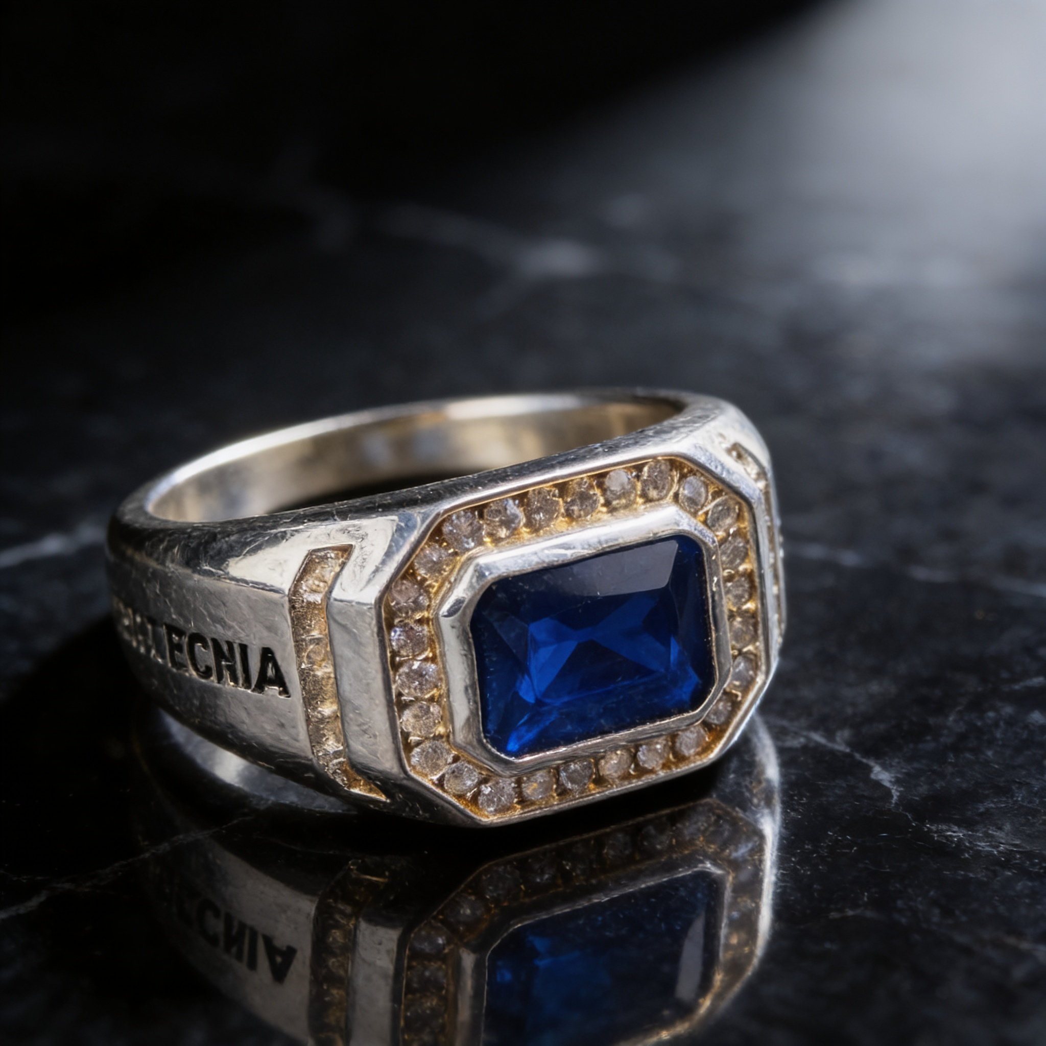 Anillo de Graduación Mercadotecnia y Publicidad Modelo MP-AN-009