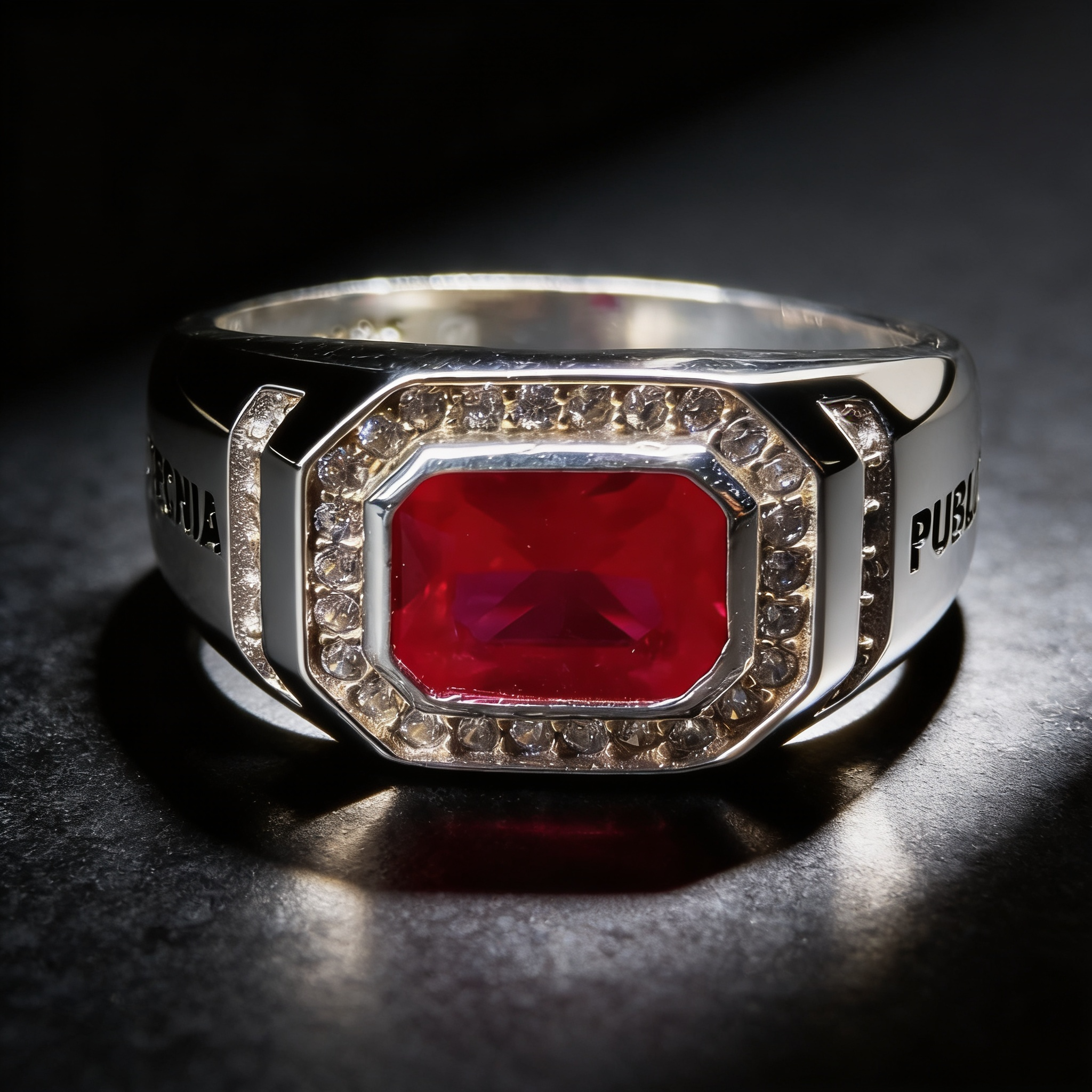 Anillo de Graduación Mercadotecnia y Publicidad Modelo MP-AN-009