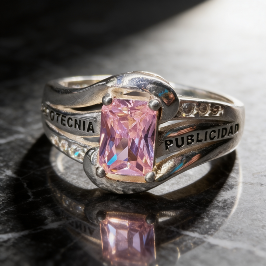 Anillo de Graduación Mercadotecnia y Publicidad Modelo MP-AN-011