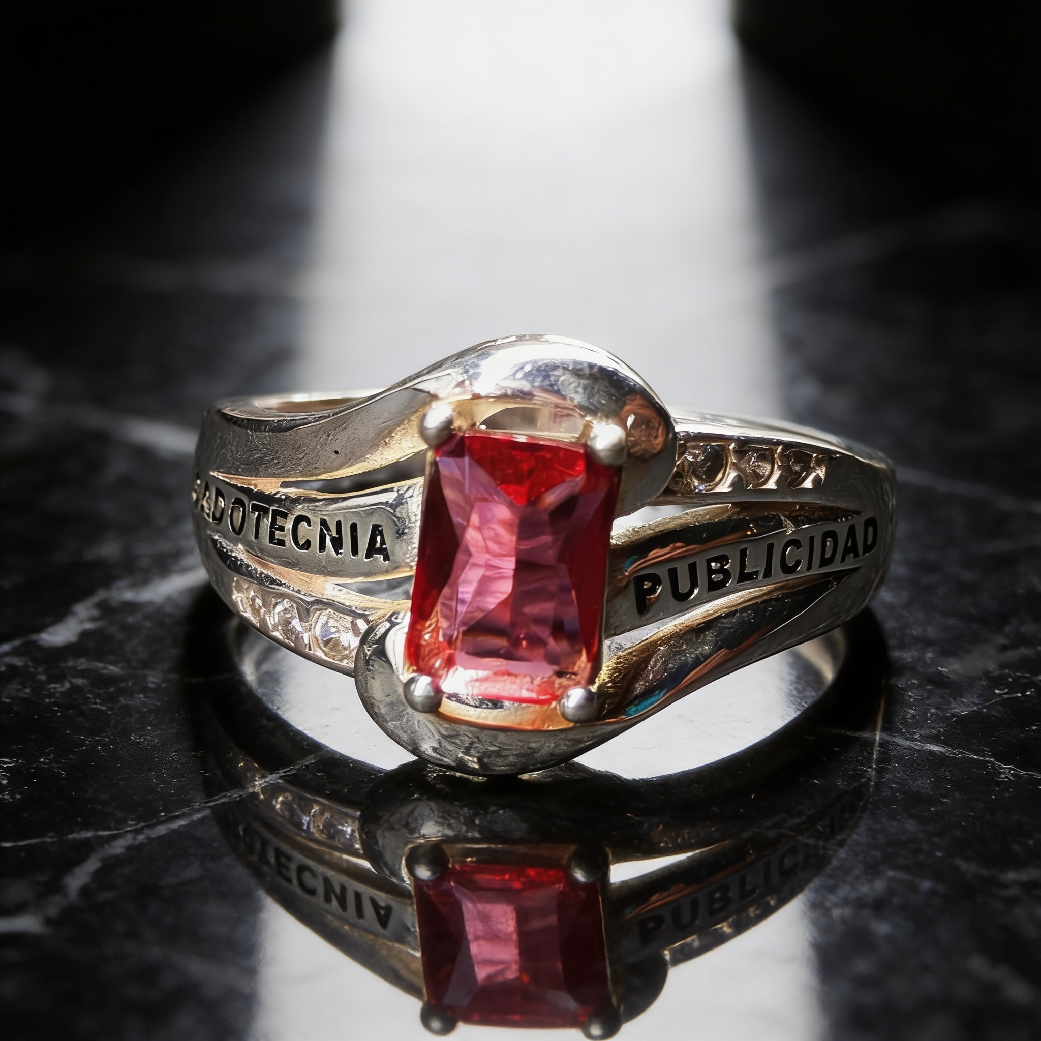 Anillo de Graduación Mercadotecnia y Publicidad Modelo MP-AN-011