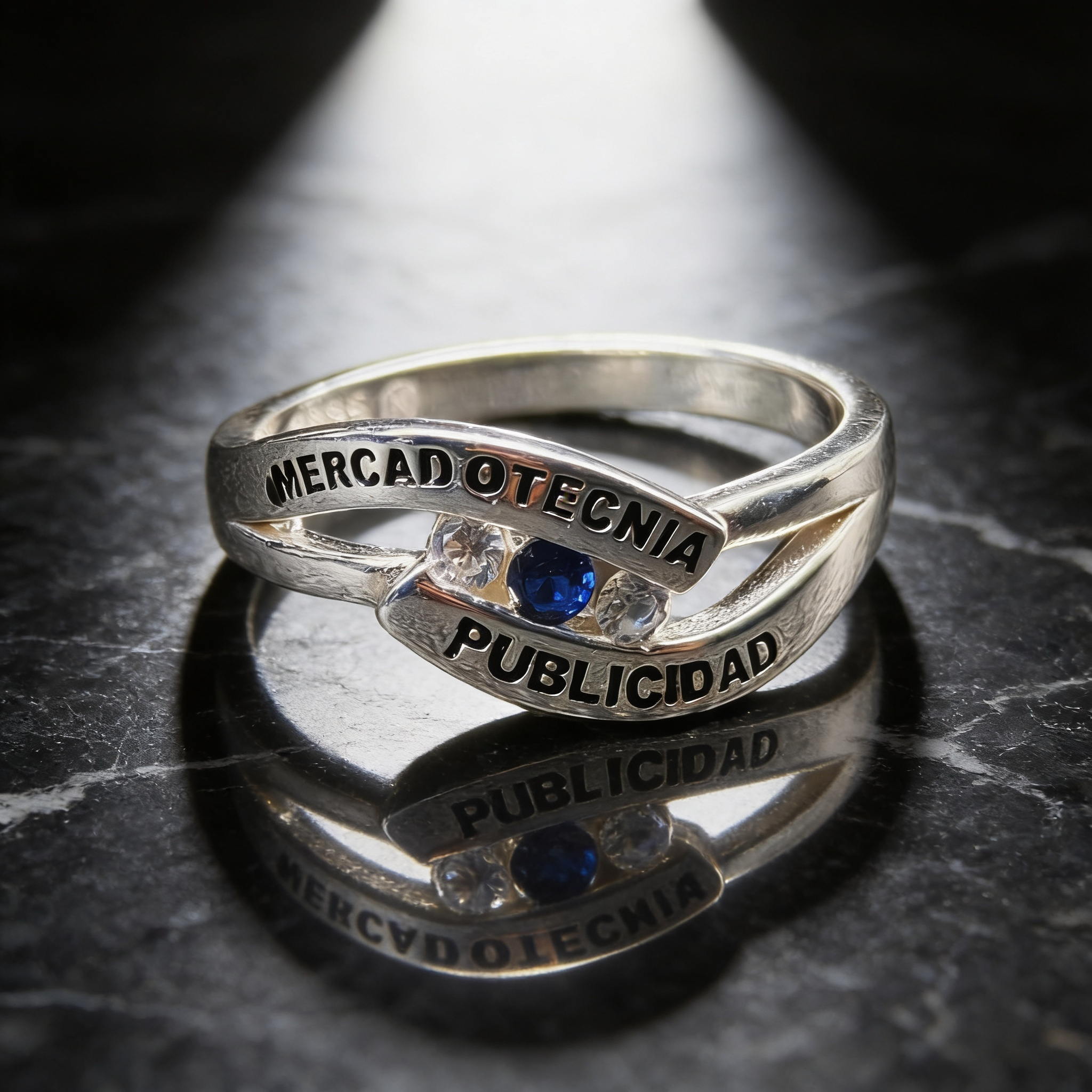 Anillo de Graduación Mercadotecnia y Publicidad Modelo MP-AN-013