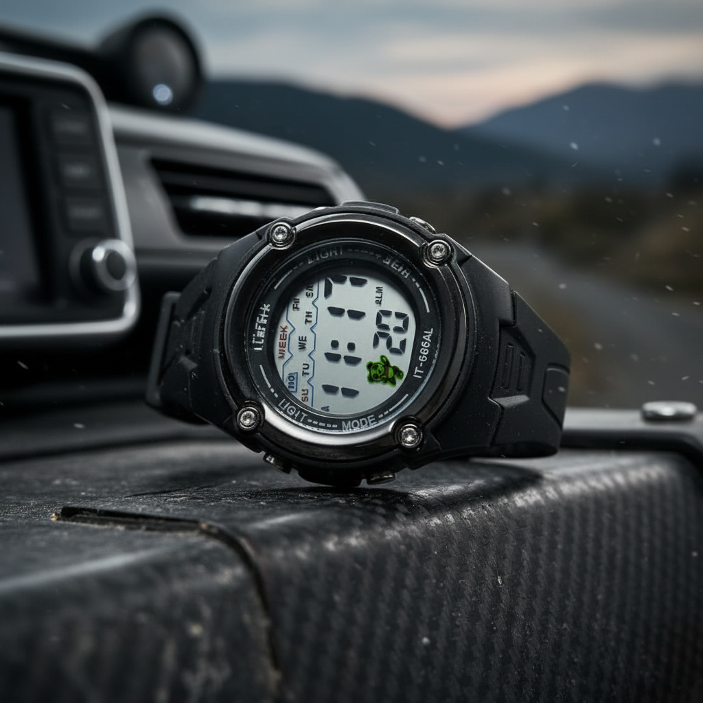 Reloj Digital Deportivo IT-666AL Negro