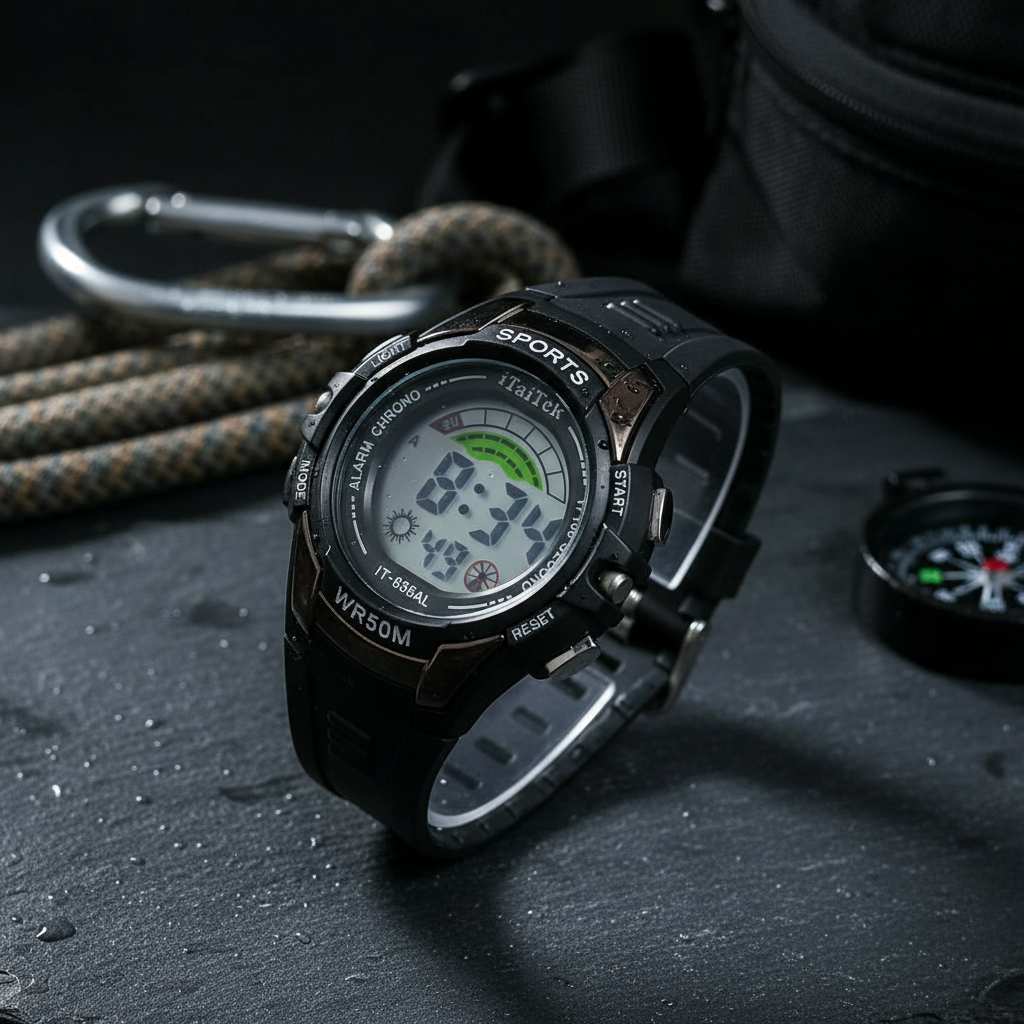 Reloj Digital Deportivo IT-635AL Negro